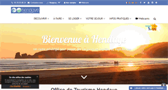 Desktop Screenshot of hendaye-tourisme.fr